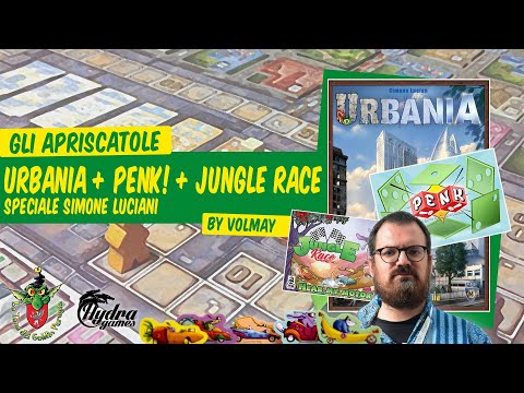 Speciale Simone Luciani: Urbania + Penk + Jungle Race unboxing [Gli Apriscatole]