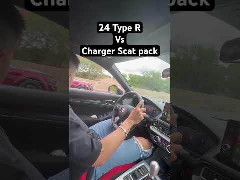 24 Civic Type R vs Charger Scat pack - Mexico Racing - Mexico Pulls #car #carracing #cars