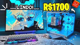 Montei um PC GAMER baratinho do Aliexpress de R$1700 (Roda Tudo!)