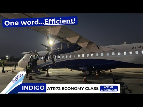 IndiGo ATR72 Economy Class | Jaipur-Ahmedabad ❰Full Experience & Review❱