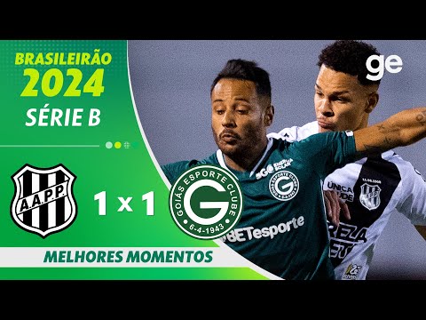 Gols e lances de Ponte Preta x Goiás