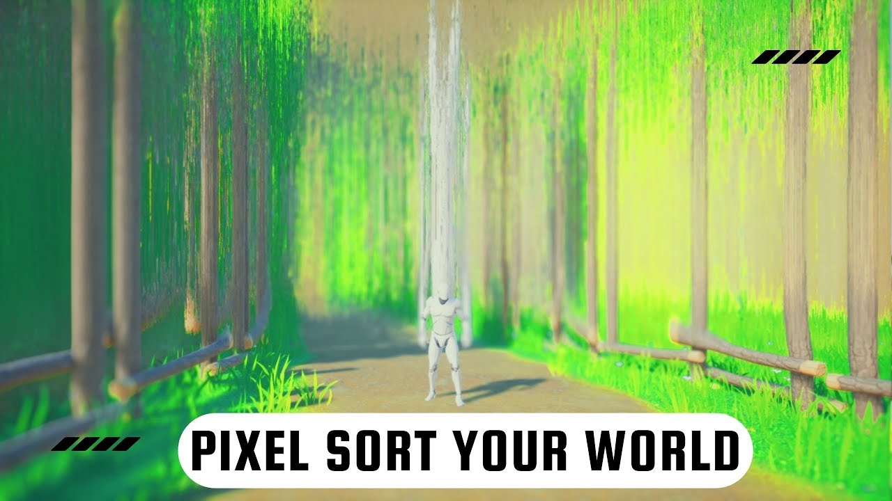 Pixel Sort Effect - UE4 Postprocess Material