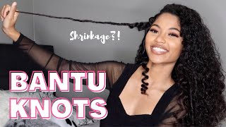 Bantu Knots On Natural Hair