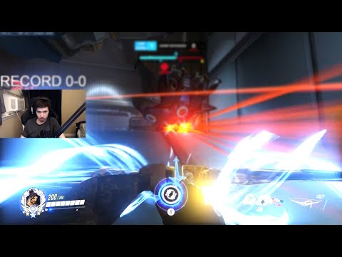 Super Rank 303 Hanzo and Tracer gameplay! [ Overwatch Season 33 Top 500 ]