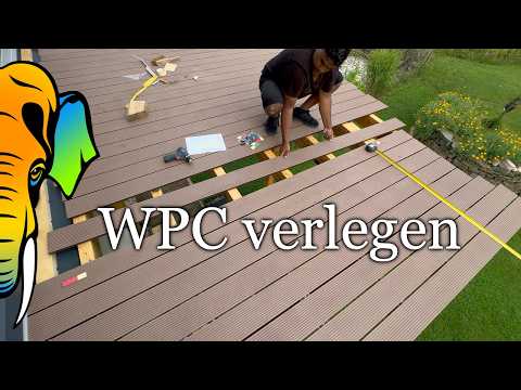 WPC-Dielen selbst verlegen - einfach und exakt | Balkon - Teil 23