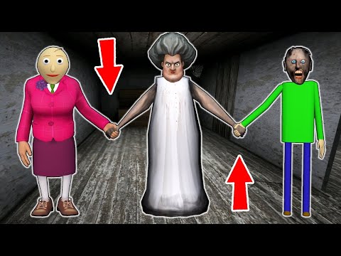 Granny and Ice Scream vs Piggy - funny horror animation parody (part 25)