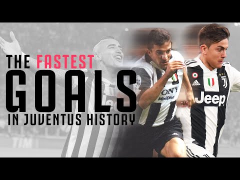 ⏱ The Fastest Goals in Juventus History! | Del Piero, Dybala, Rossi & More! | Juventus