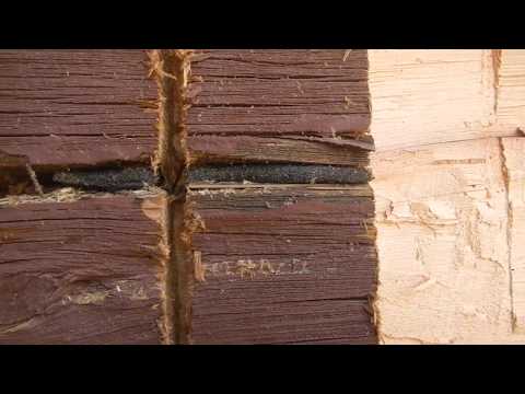 Repairing the 128 Year Old  Anathoth Log House