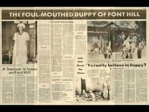 Count Lasher -  Font Hill Duppy - bongoman records 1974