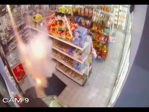 Man lights box of fireworks inside Detroit gas station causing damage to property