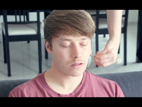 Pasc: Face & Neck Massage (With Face Massage Roll) ASMR