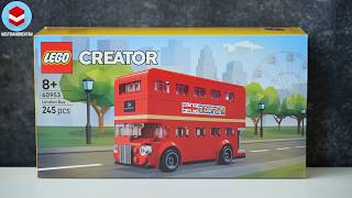 LEGO Creator 40953 London Bus - LEGO Speed Build Review