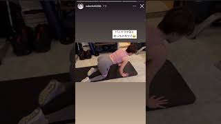 モデル インフルエンサー 尾台彩香 トレーニング動画 #shorts