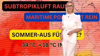 Der große Wetterbruch: 34 °C, dann Polarluft! Bringt der Kaltfront- Re