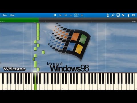 WINDOWS 98 SOUNDS IN SYNTHESIA
