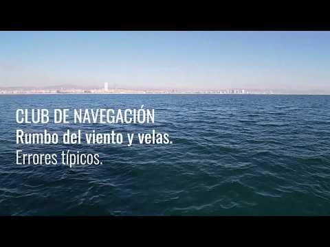 Errores con las velas al tomar rumbos segun el viento. Club de navegación. [Escola Port]