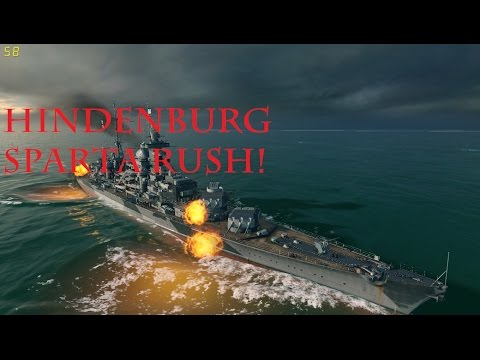World of Warships: Hindenburg VS 3 ships! FR