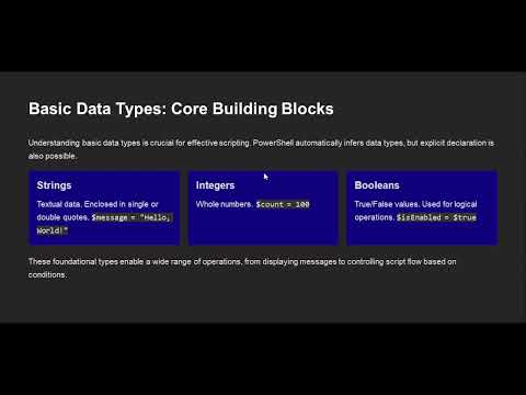 Day 3: PowerShell Variables and Data Types