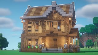 Minecraft: How to build a Wooden Starter House