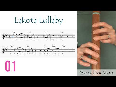 Lakota Lullaby - Play Along Song - Intermediate / F#