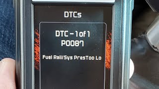 How to temporarily avoid LIMP Mode on Duramax P0087 Code