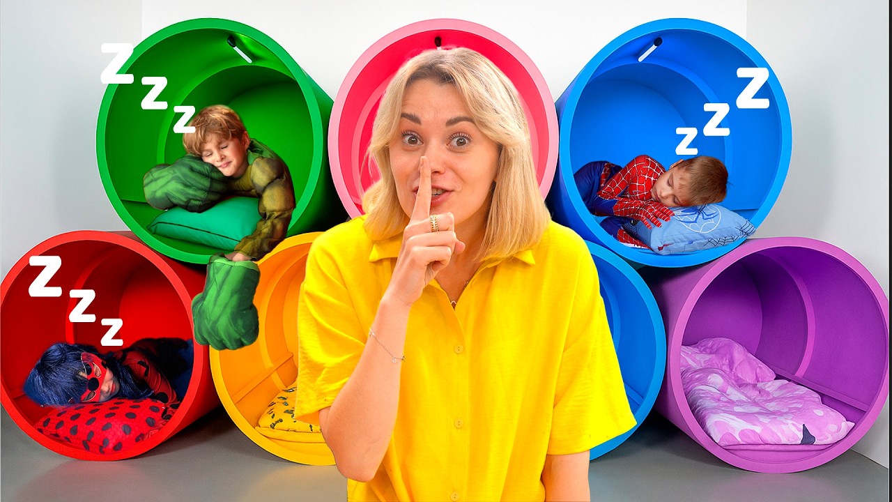 Eva and Superhero Seven Colors Hotel + MORE adventures
