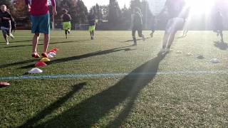 Early morning footwork