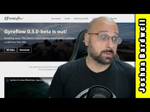 Free image stabilization for ALL cameras not just GoPro! (GyroFlow beginner tutorial)