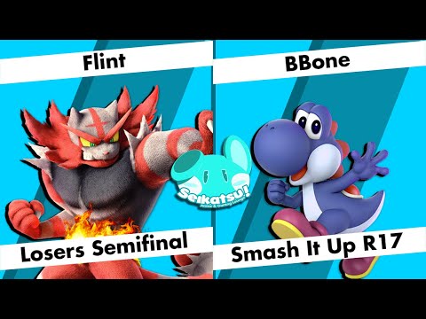 Flint (Incineroar) vs BBone (Yoshi, Dr. Mario) - LSF - Smash It Up R17  - Seikatsu