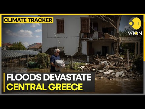 Extreme flooding caused by storm Daniel devastates Greece | WION Climate Tracker