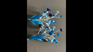 Làm hoa Baby bằng giấy nhún | Bích Vân Handmade #Lamhoababybanggiay #cachlamhoa