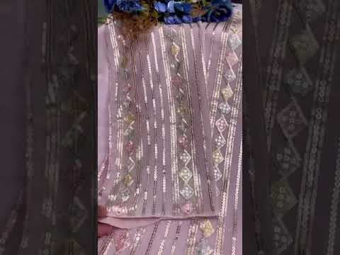 Hoor Tex Mishaal-8025 Hevy Georgette Wholesale Pakistani Suit Catalog – product video thumbnail