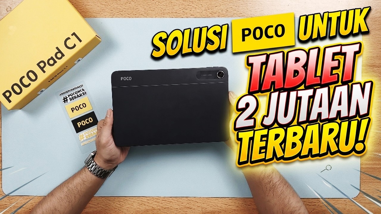 TABLET 2 JUTAAN BARU POCO‼️ Unboxing & Hands-on POCO Pad C1
