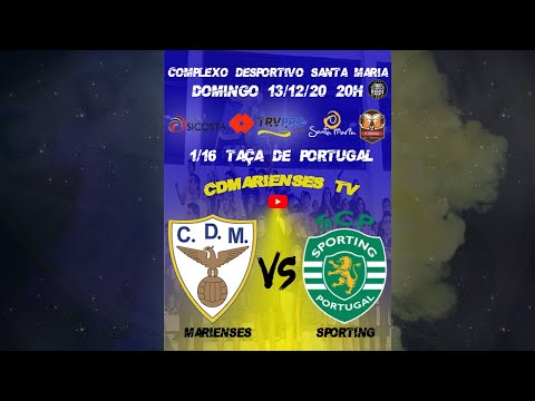 CD MARIENSES VS SPORTING CP - TAÇA DE PORTUGAL 20/21