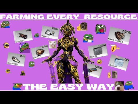 FARM EVERY RESOURCE IN WARFRAME - ULTIMATE FARMING GUIDE [PART 1]