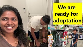 Shopping for our Girl ~We are not 100%ready yet children are excited ~Family Traveler USA TAMIL VLOG