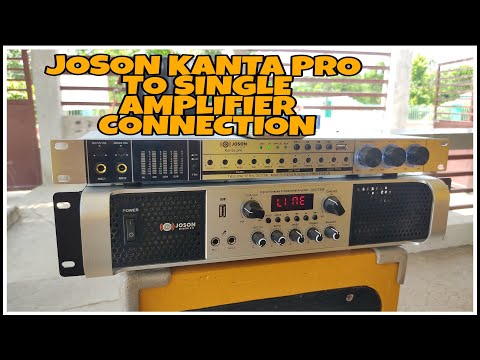 Joson Kanta pro to Single Amplifier Connection