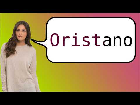 How to say 'Oristano' in French?