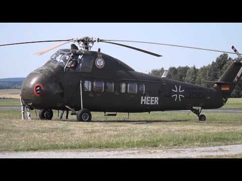 Sikorsky S-58 (H-34) Engine Start Fail (with Flames)