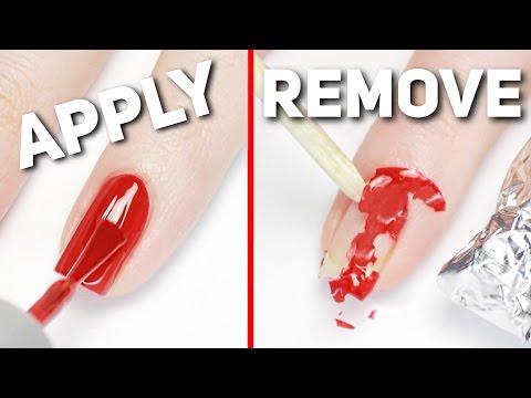 Apply & Remove Gel Polish PERFECTLY At Home! Video