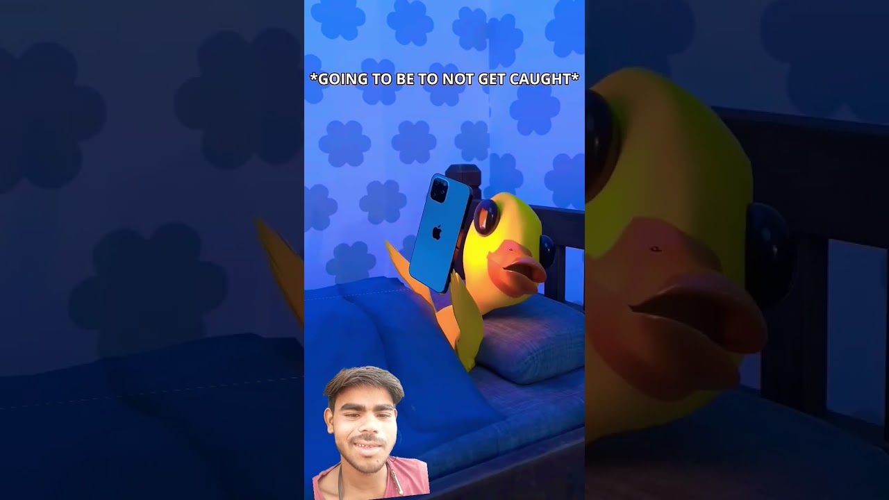 VIDEO GAMES AT 3AM 😝😱 #humor #homealone #babyduck