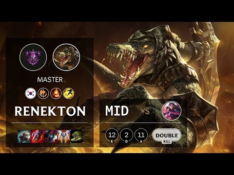 Renekton Mid vs Irelia - KR Master Patch 10.11