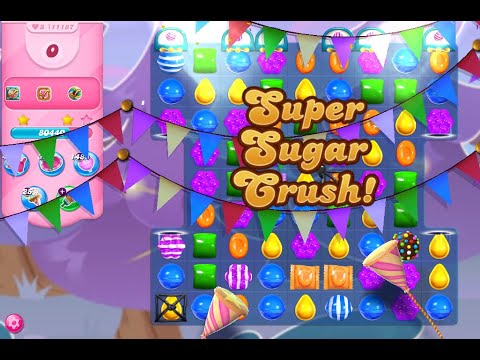 Candy Crush Saga Level 11187 (3 stars, No boosters)
