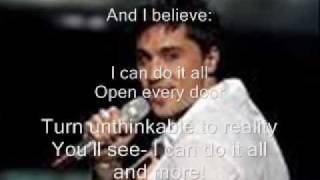 Dima Bilan-Believe Lyrics