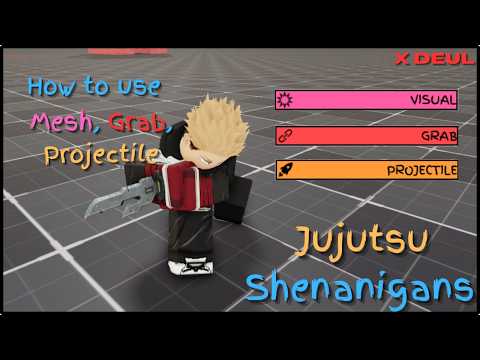 How to Use Meshes, Grab ,and Projectiles in JJS (Skill Builder)