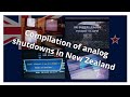 Compilation Of Analog Shutdowns In New Zealand