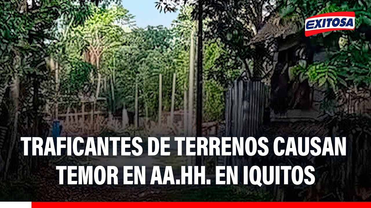 🔴🔵 Denuncian presencia de traficantes de terrenos en asentamiento humano en Iquitos