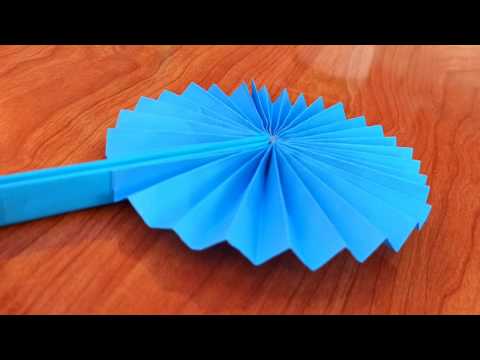 How to make a paper fan Easy | Orgami Paper Hand fan | #Chinese hand fan