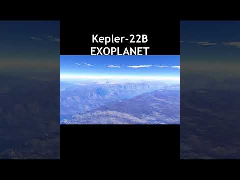 SPACE EXOPLANET KEPLER 22B 🌌 #shorts