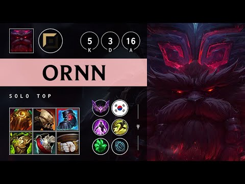 Ornn Top vs Darius - KR Master Patch 25.07